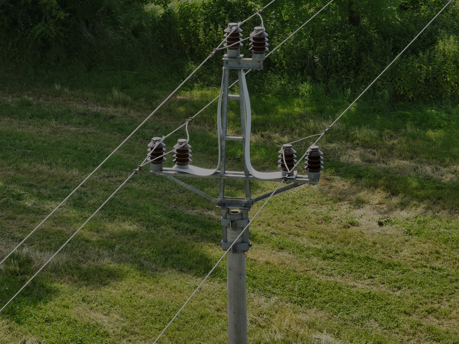 Elektrická přenosová soustava - inspekce vedení dronem