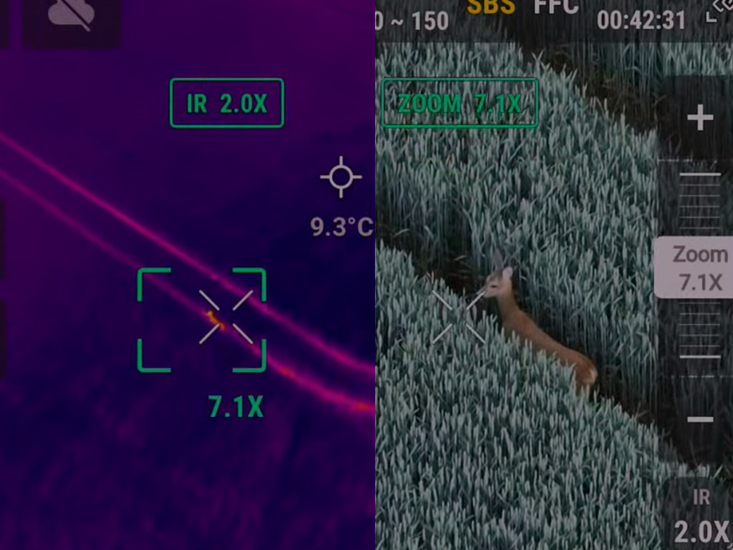 Hledání ztracených zvířat - pátrání dronem s termovizí